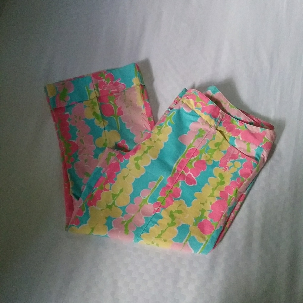 Lilly Pulitzer Snappy Dragonfly Cropped Capri Pant